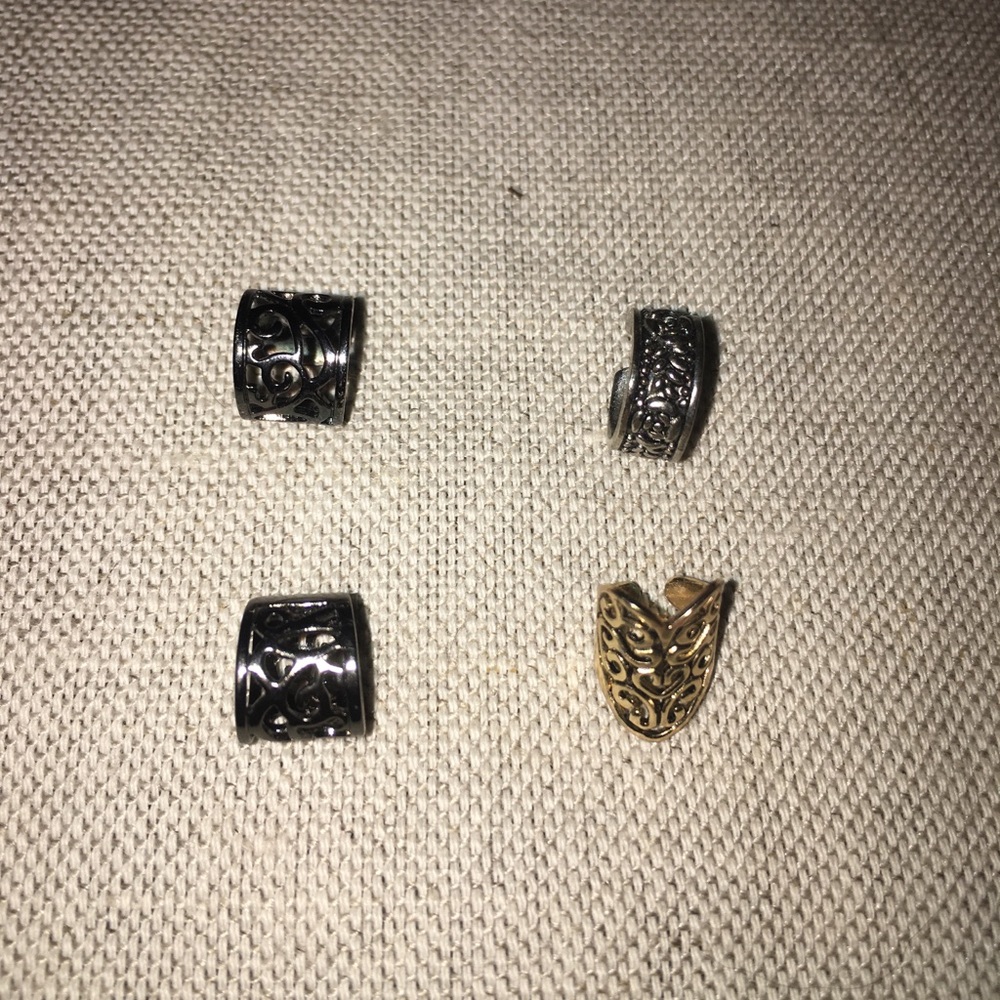 Set of 4 ear cuffs